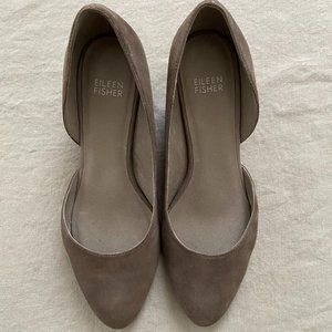 Eileen Fisher Lily Pump in Gray Suede (sz. 8)